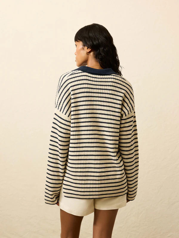 VENNER-Miramar Linen Relaxed Polo