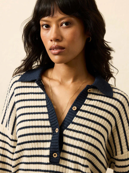 VENNER-Miramar Linen Relaxed Polo
